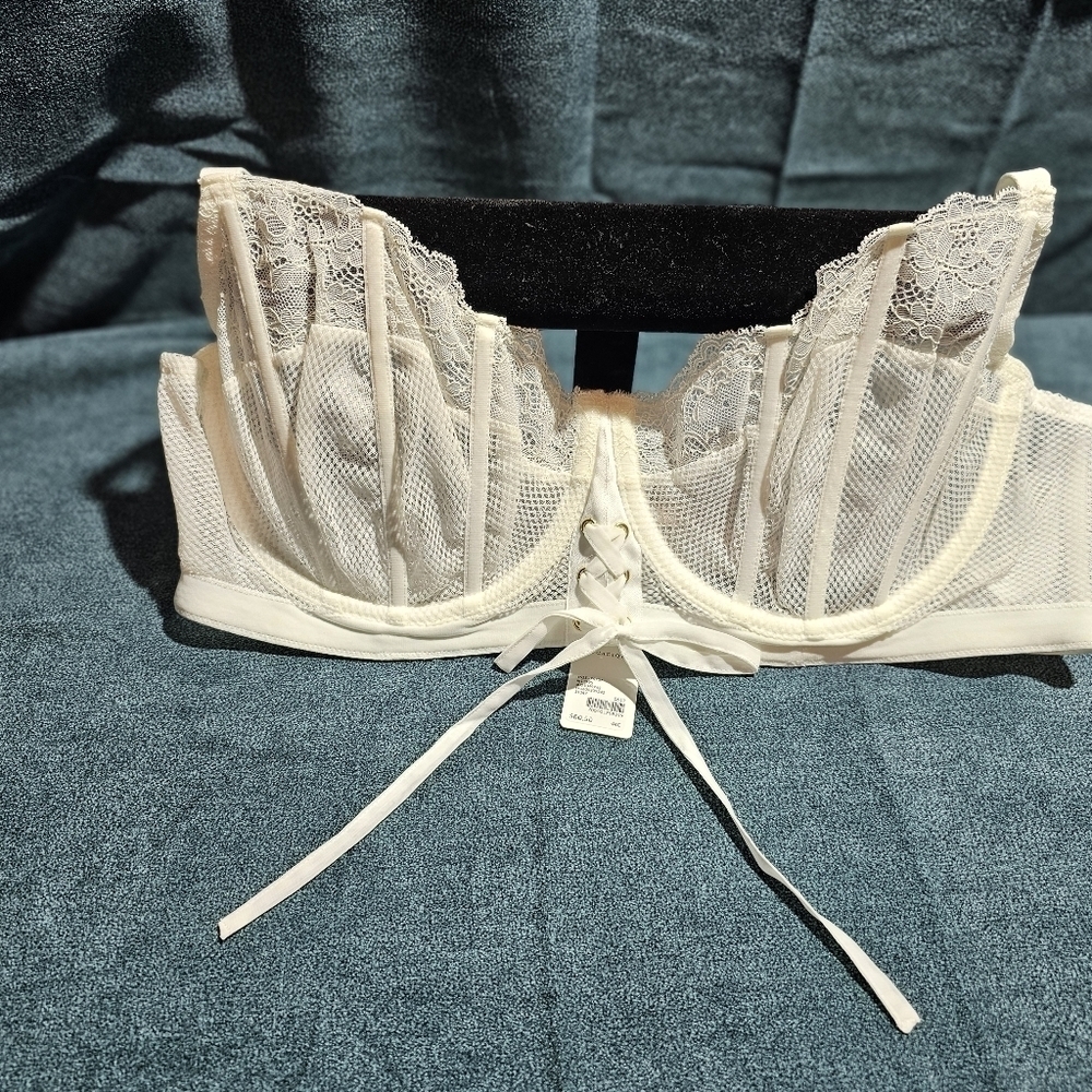 🛒💰Sophia Theallet Bridal mesh with boning bra